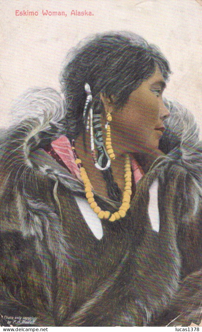 ALASKA / ESKIMO WOMAN / 1911 - Other & Unclassified