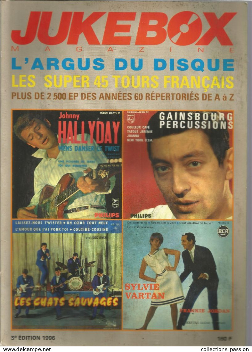 Magazine JUKEBOX, L'ARGUS DU DISQUE, 1996,  Les Super 45 Tours Français,  Frais Fr 8.00 E - Zonder Classificatie