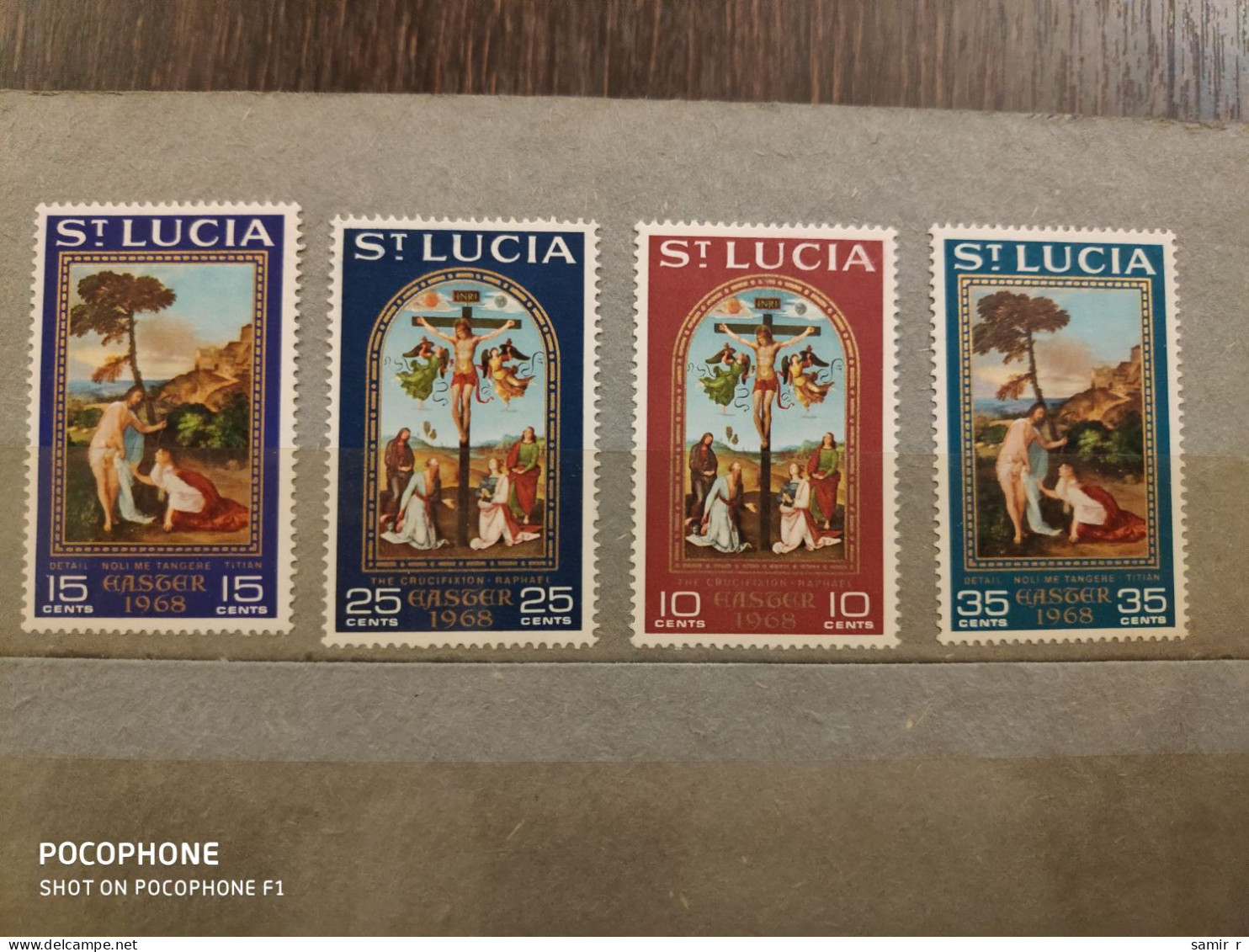 1968 St. Lucia	Easter (F8) - Sonstige - Ozeanien