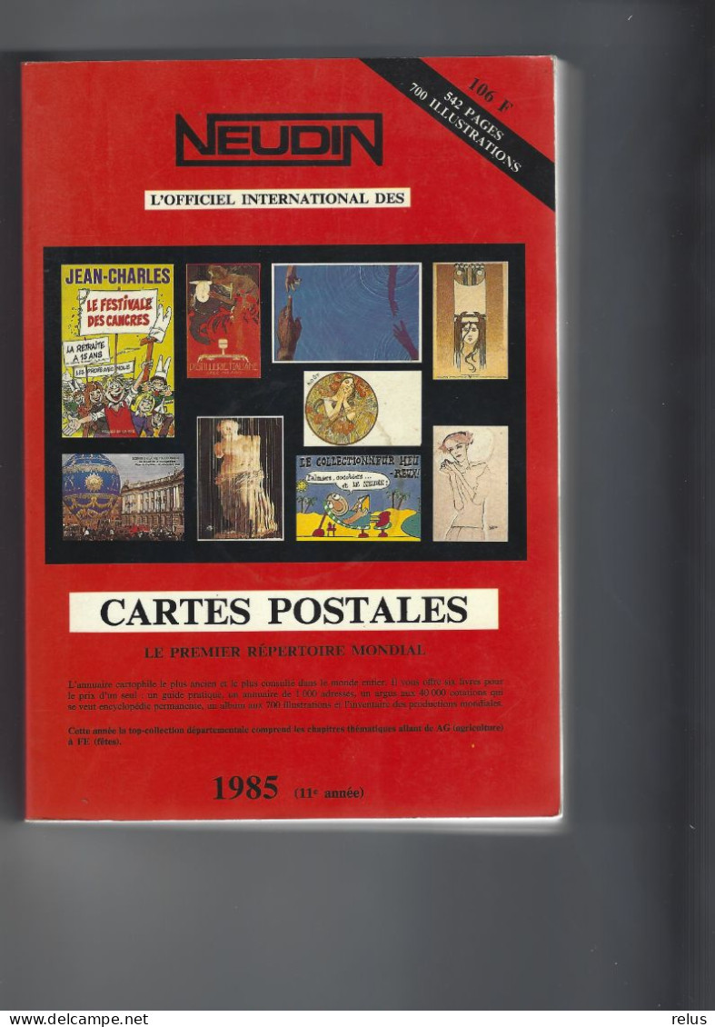 L'officiel International Des Cartes Postales Neudin 1985 (11ème Année) - France