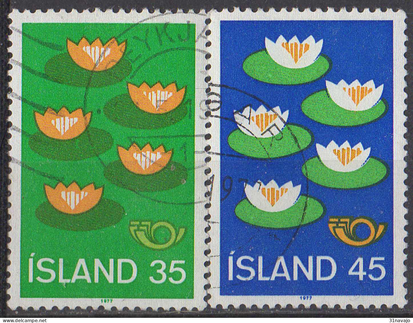 ISLANDE - Convention Pour La Préservation De L'environnement Norden 77 - Gebraucht