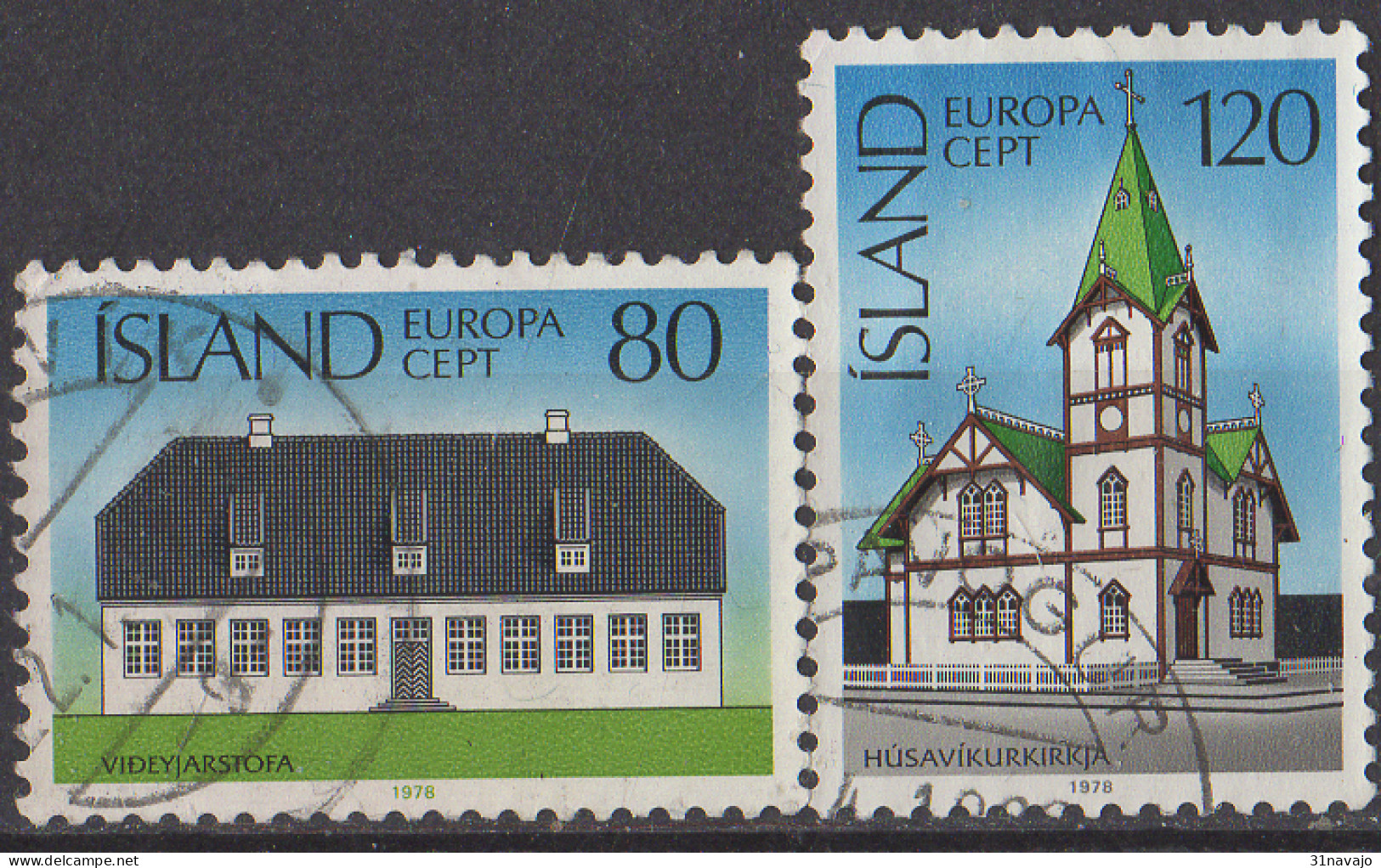 ISLANDE - Europa CEPT 1978 - Oblitérés