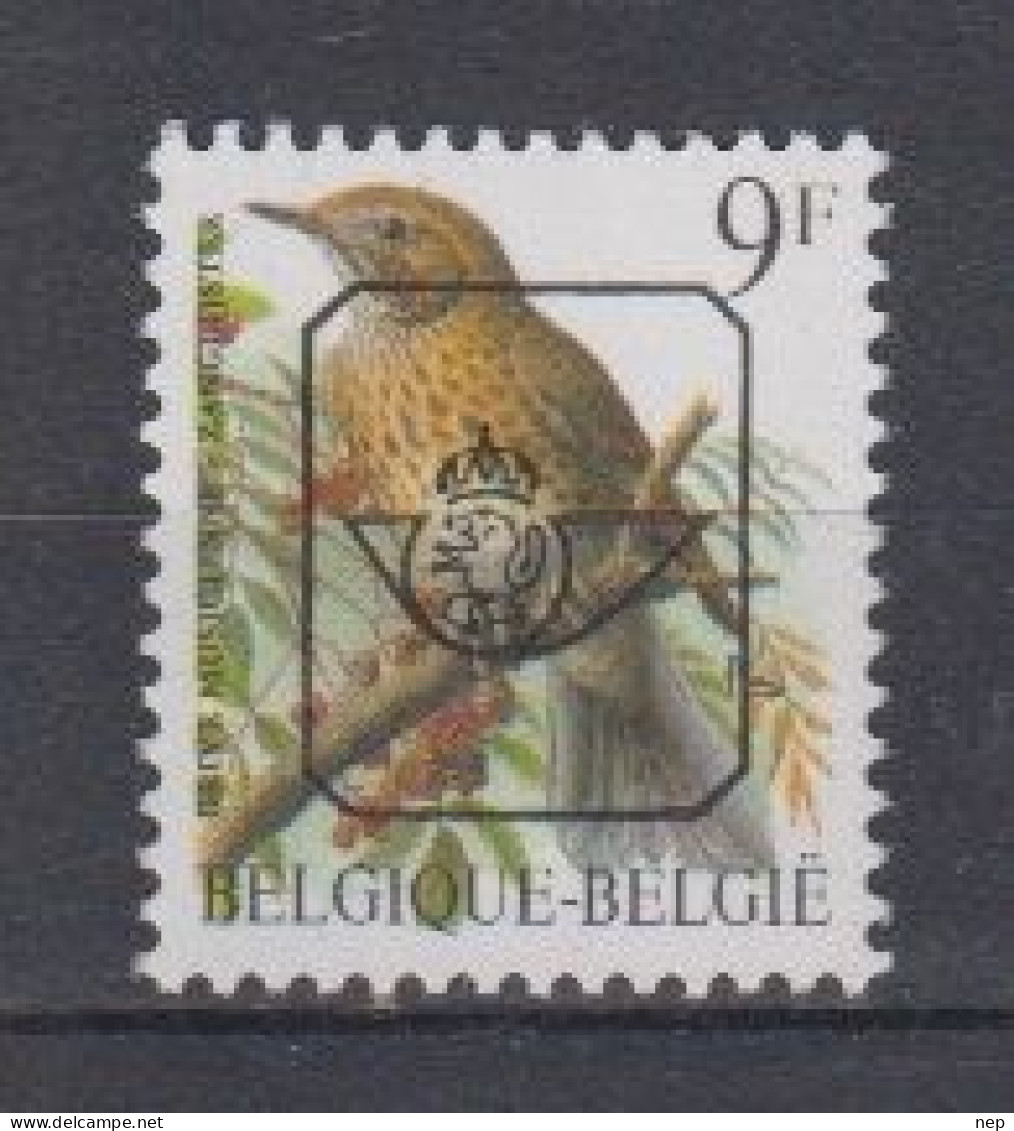 BELGIË - OBP - PREO - Nr 833 P6a - MNH** - Sobreimpresos 1986-96 (Aves)