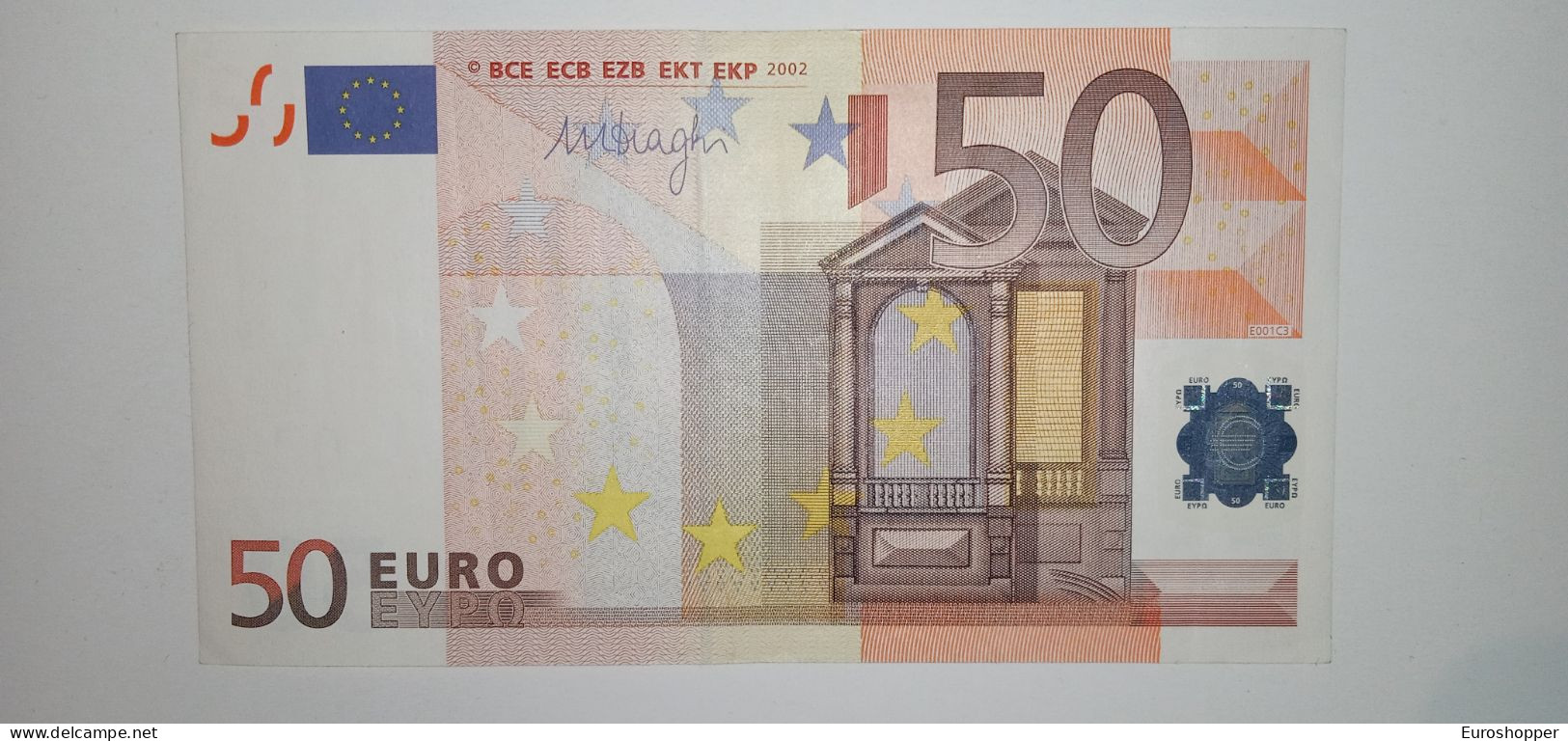 EURO- GERMANY 50 EURO (X) E001 Sign Draghi - 50 Euro