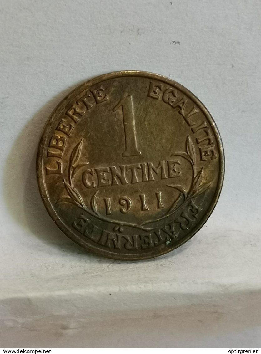 1 CENTIME DANIEL DUPUIS 1911 FRANCE - 1 Centime