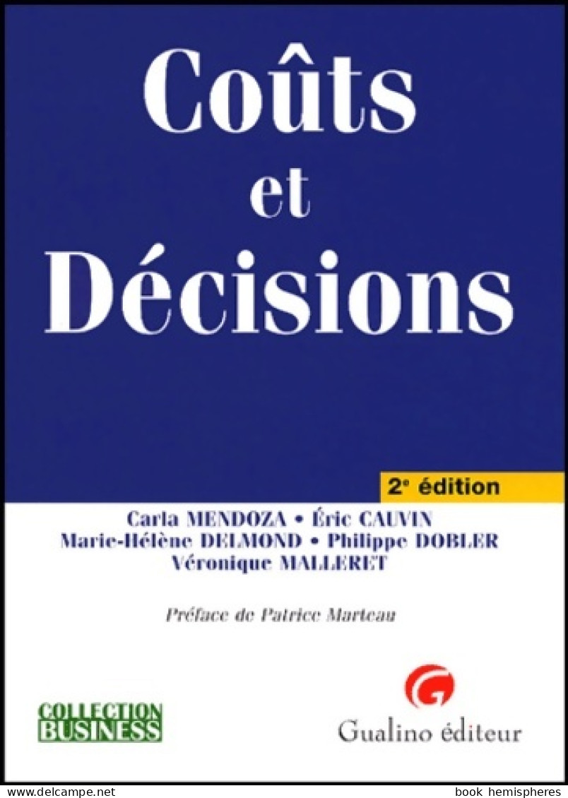 Coûts Et Décisions De Collectif (2004) - Comptabilité/Gestion