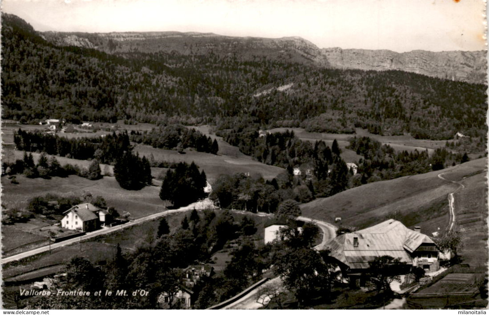 Vallorbe - Frontiere Et Le Mt. D'Or (7922) * 1939 - Orbe