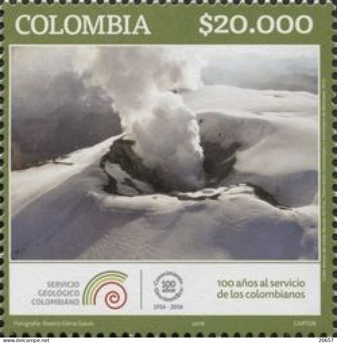 Colombie Colombia 1777 Volcan - Volcans