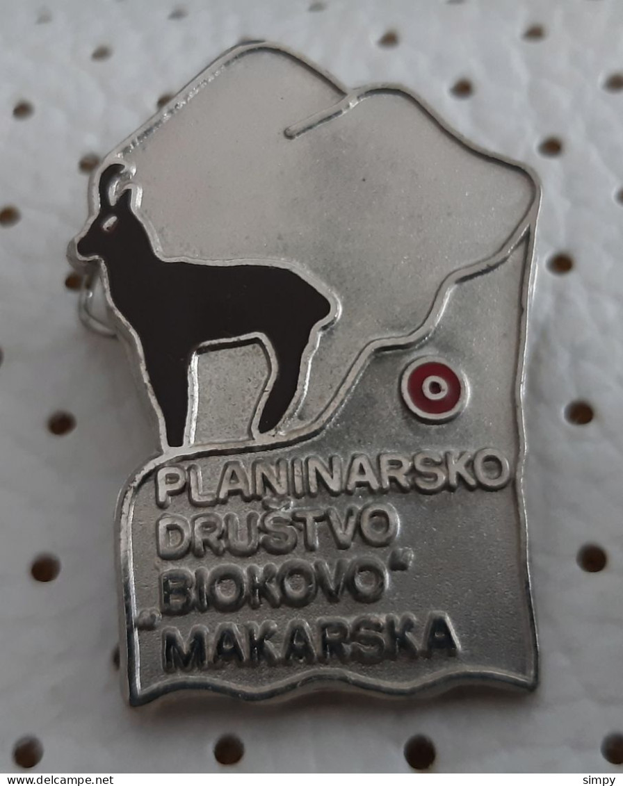 Alpine Association Of  PD Biokovo Makarska  Alpinism, Mountaineering Croatia Pin - Alpinism, Mountaineering