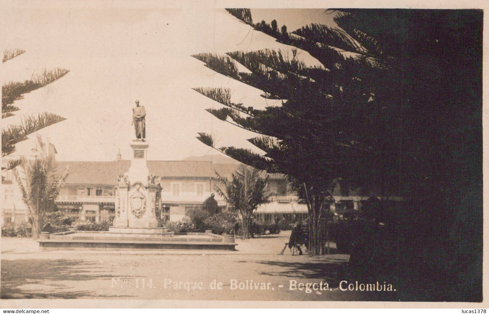 COLOMBIA / BOGOTA / PARQUE DE BOLIVAR / CARTE ECHANGISTE - Kolumbien