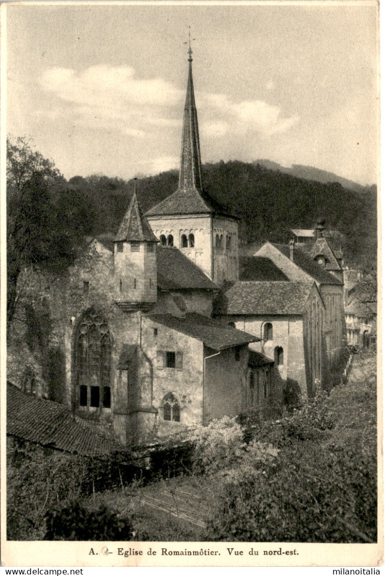 Eglise De Romainmotier - Vue Du Nord-est (A) - Romainmôtier-Envy