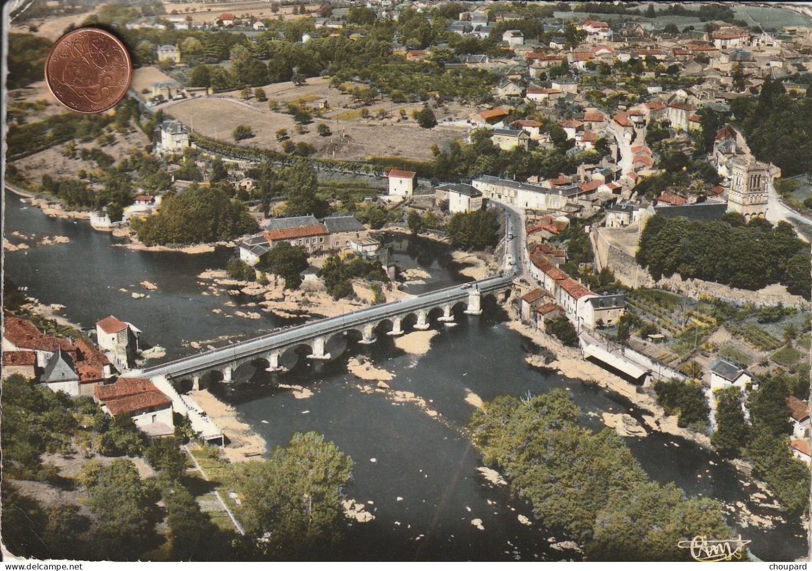 86  -  Carte Postale Semi Moderne De  L'ISLE JOURDAIN   Vue Aérienne - L'Isle Jourdain