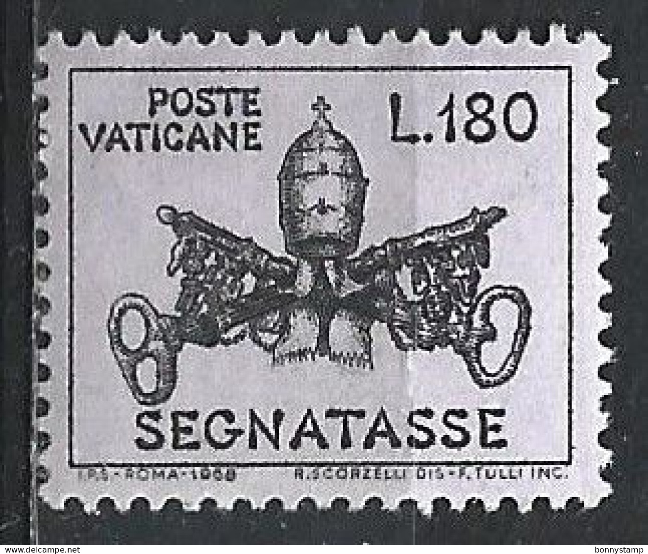 Città Del Vaticano, 1968 - 180 Lire, Segnatasse - Nr.30 MNH** - Taxes