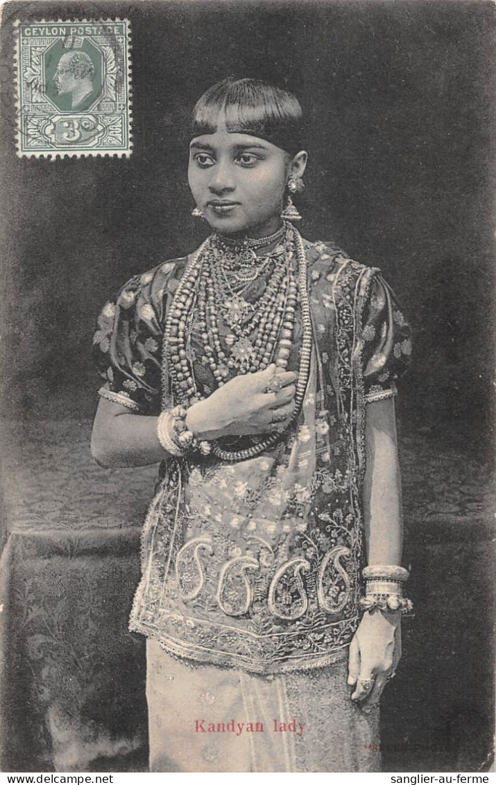 CPA CEYLON KANDYAN LADY - Sri Lanka (Ceylon)