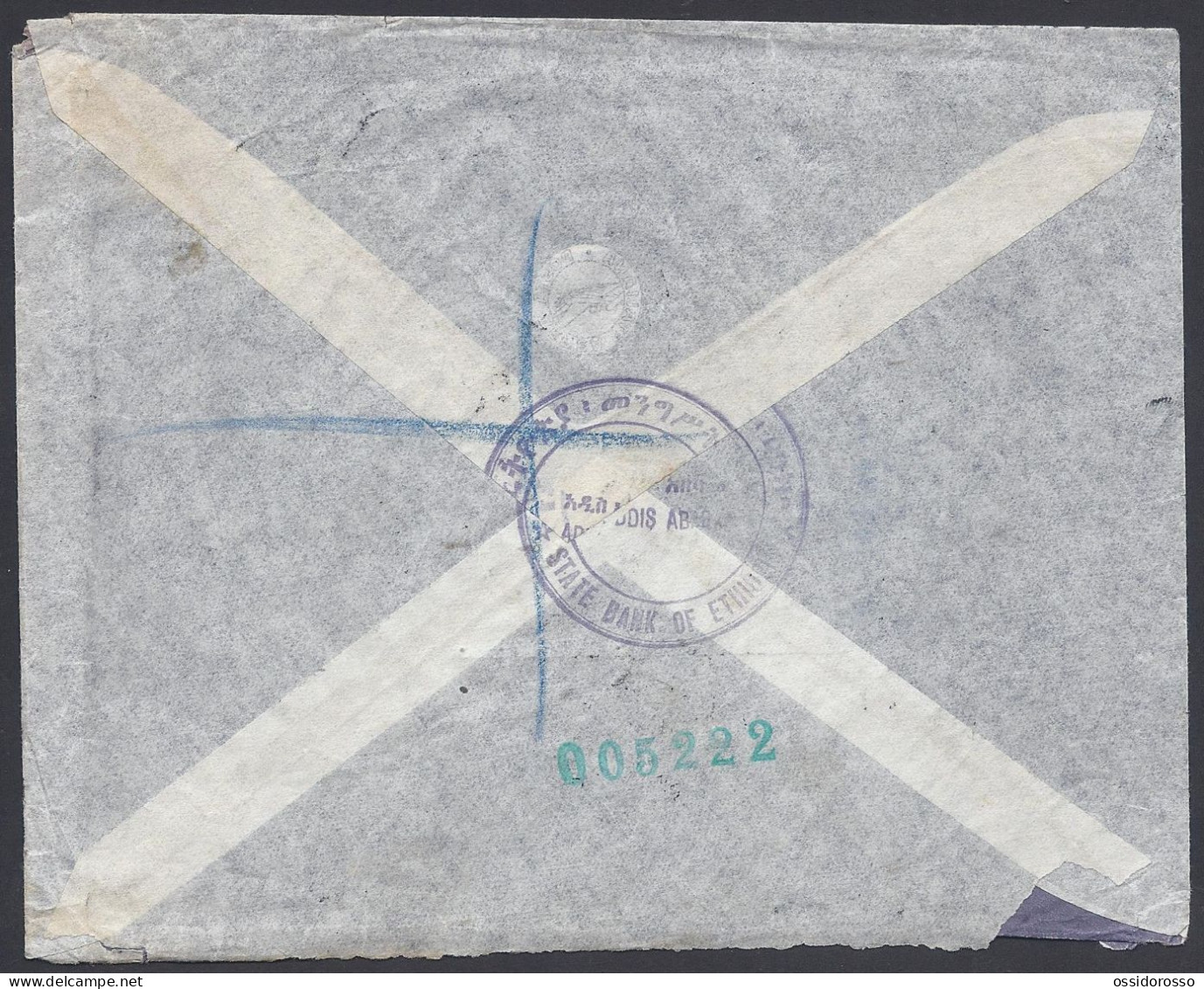 1945 - REGISTERED AIR  MAIL - To LONDON From ADDIS ABEBA - - Ethiopia