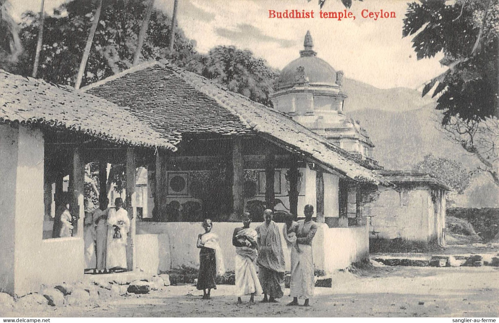CPA CEYLON BUDDHIST TEMPLE CEYLON - Sri Lanka (Ceylon)