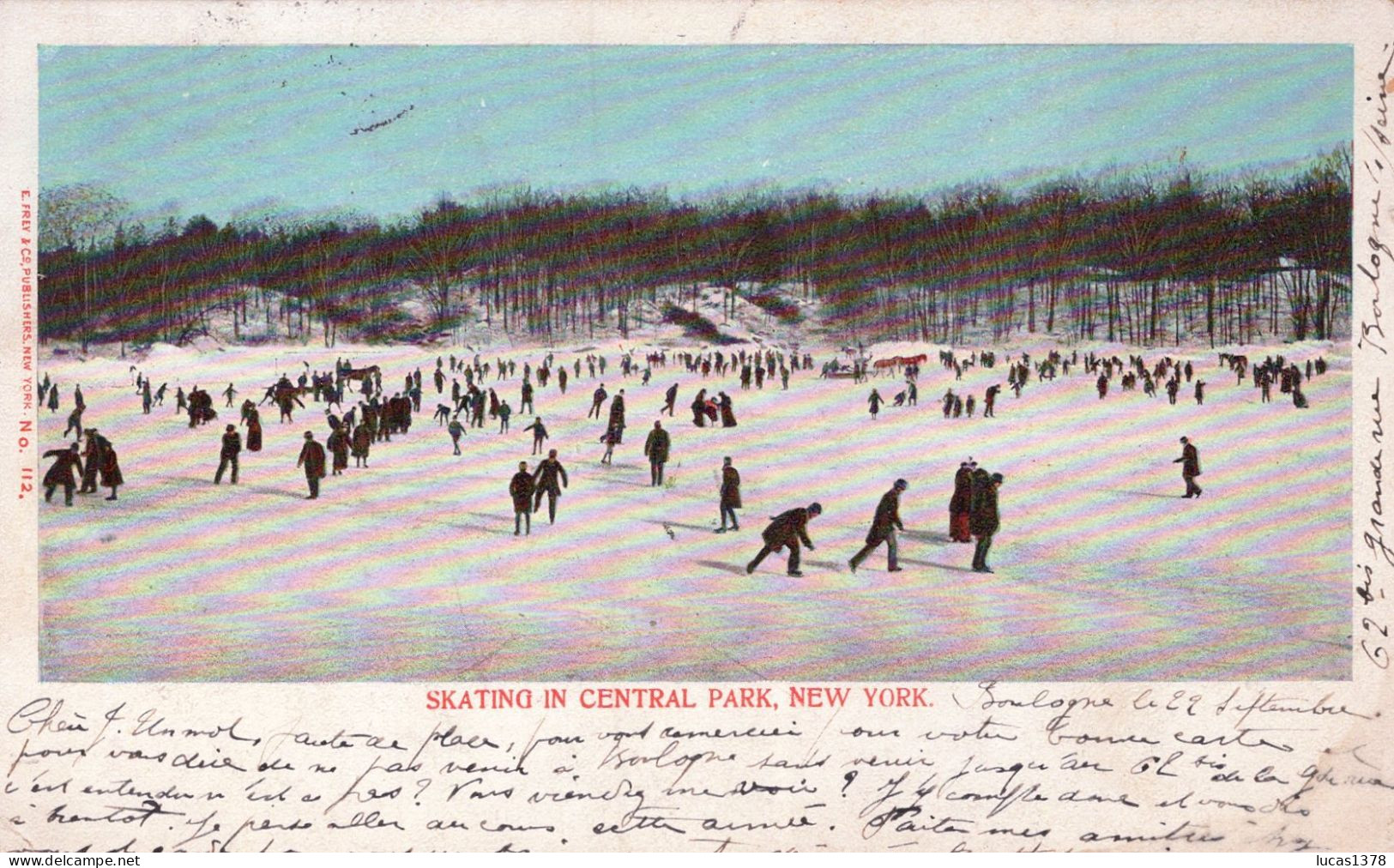 NEW YORK / SKATING IN CENTRAL PARK / CIRC1904 - Central Park