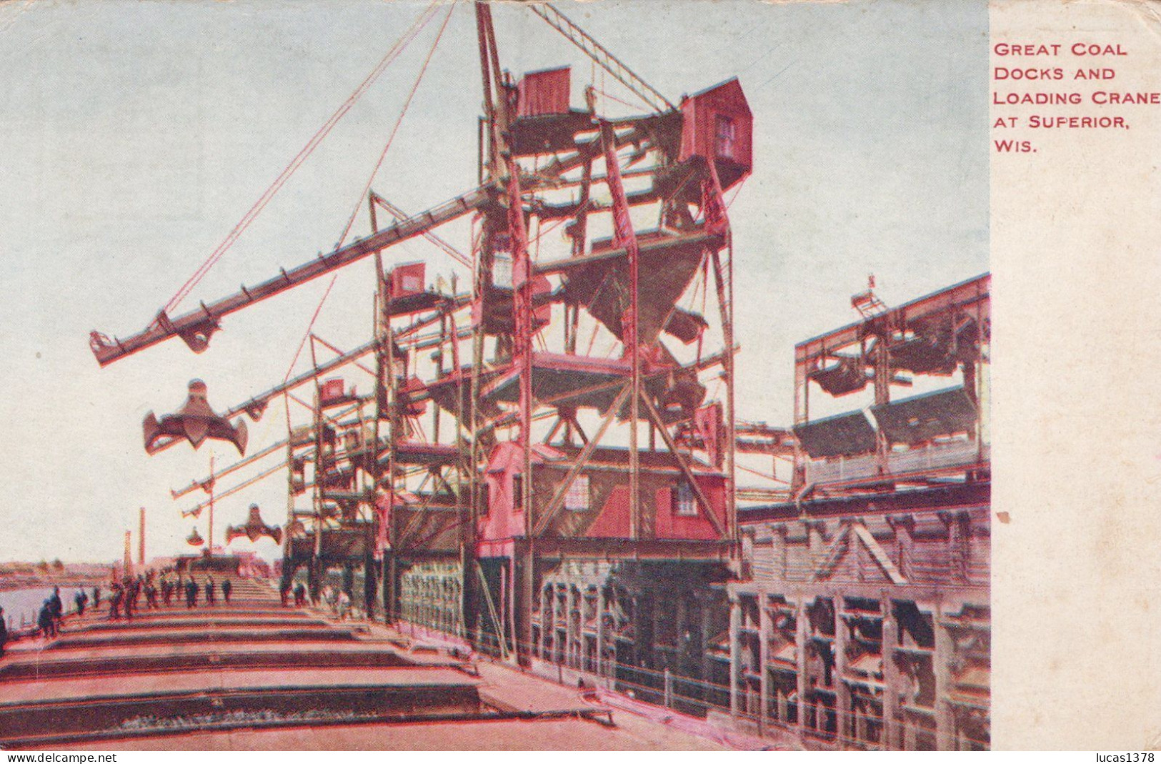 WIS / GREAT COAL DOCKS AND LOADING CRANES AT SUPERIOR - Otros & Sin Clasificación