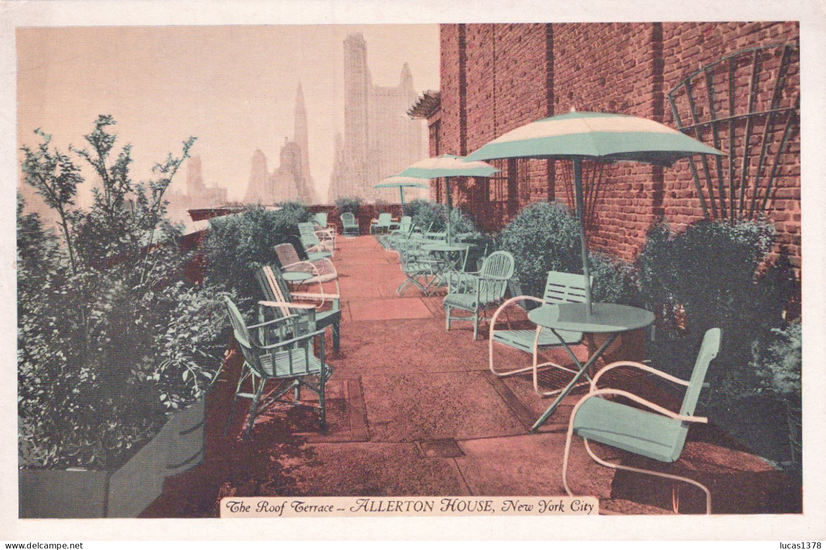 NEW YORK CITY / ALLERTON HOUSE / ROOF TERRACE/ 130 EAST / 57 TH STREET - Other Monuments & Buildings