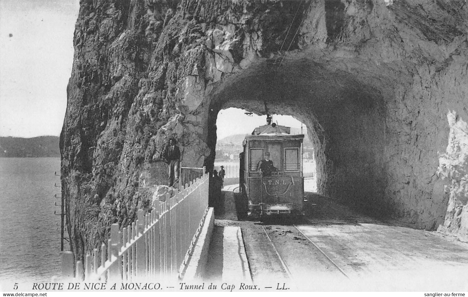 CPA MONACO ROUTE DE NICE A MONACO TUNNEL DU CAP ROUX - Autres & Non Classés