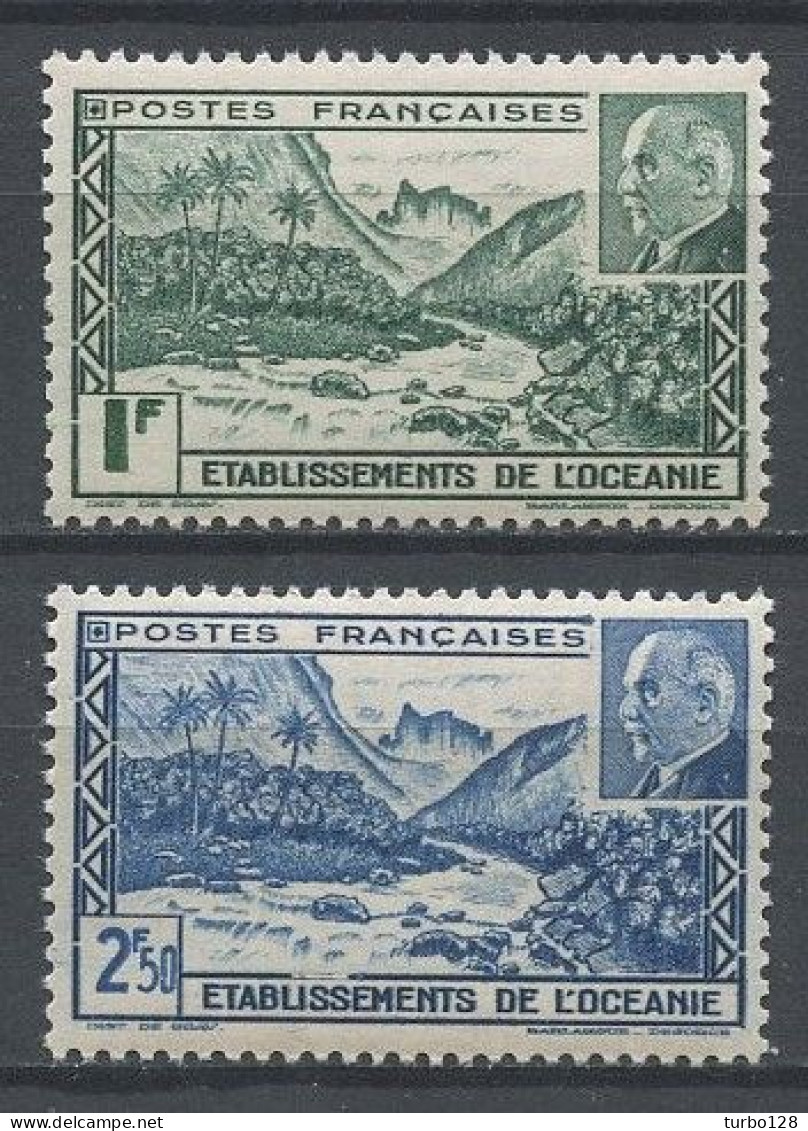 OCEANIE 1941 N° 138/139 ** Neufs MNH Superbes C 5 € Vallée De Fataoua Pétain - Neufs