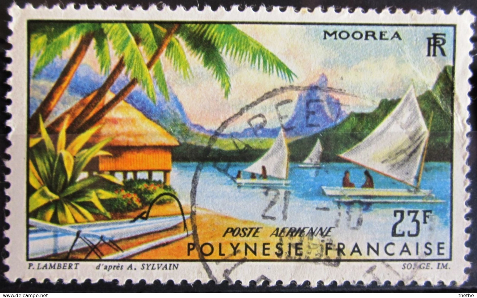 POLYNESIE - Paysage De Moorea - Gebruikt