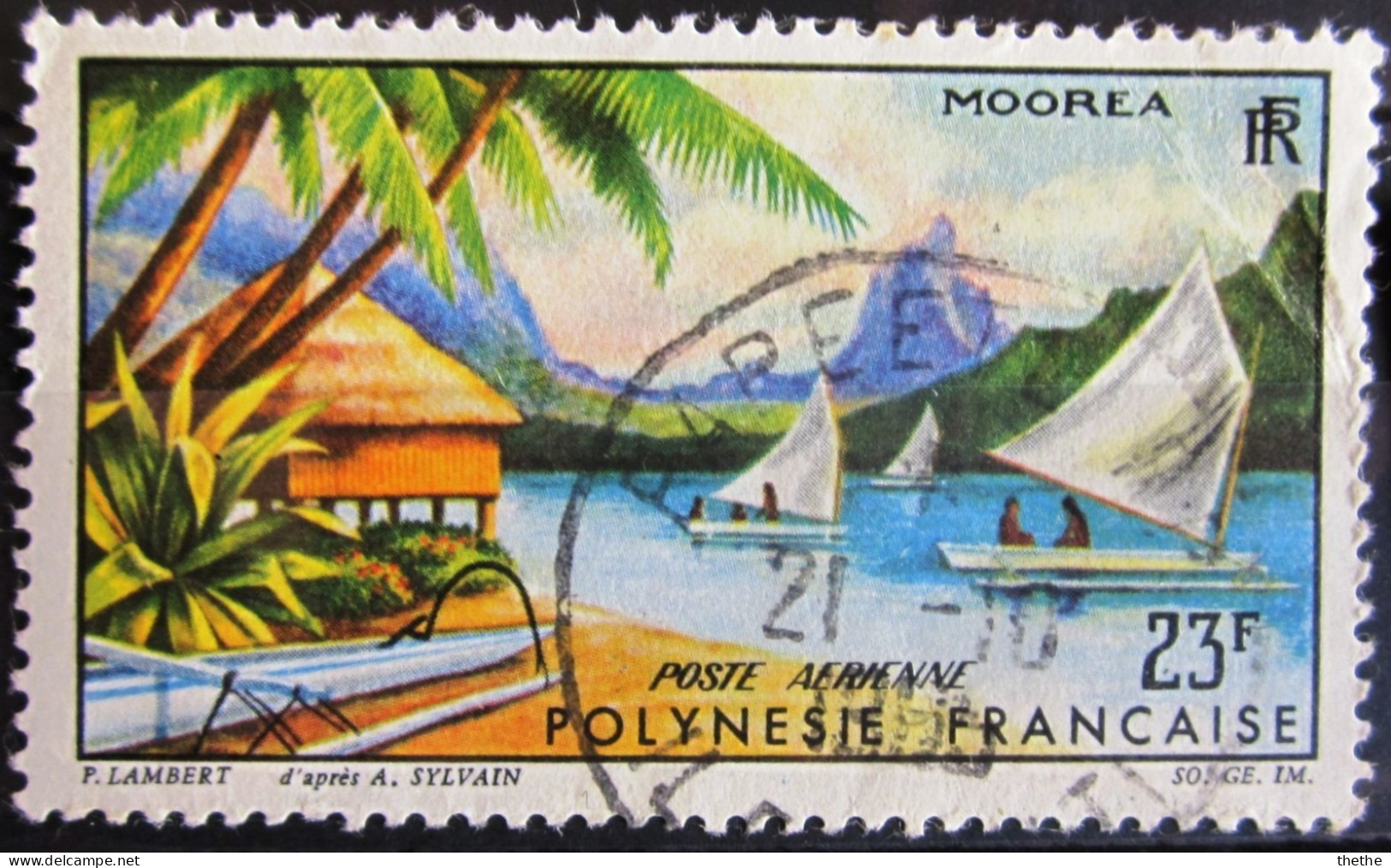 POLYNESIE - Paysage De Moorea - Oblitérés