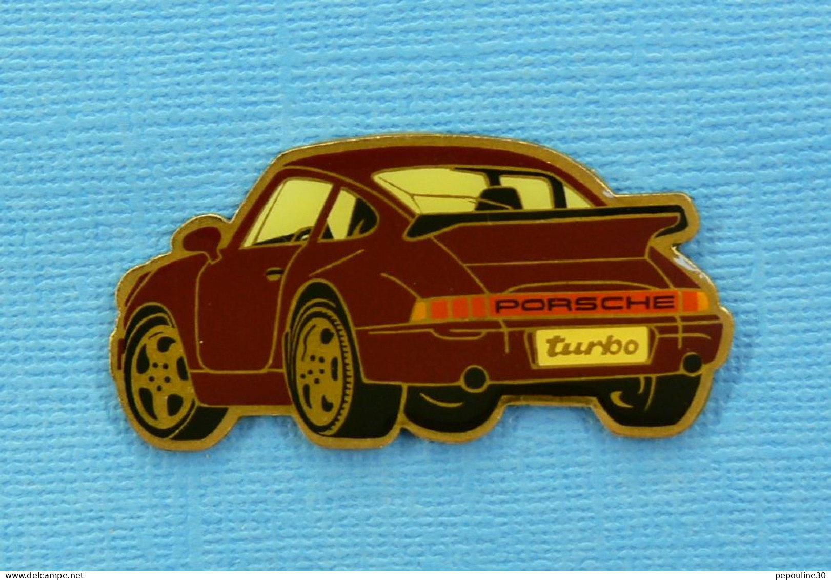 1 PIN'S //  ** PORSCHE 911 TURBO ** - Porsche