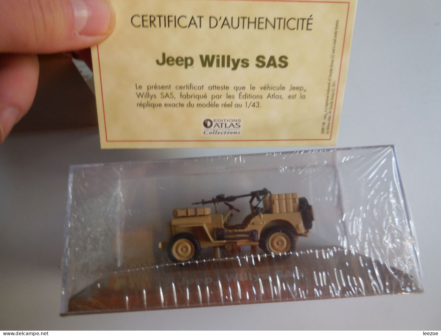 ATLAS Véhicules Et Blindés JEEP WILLY SAS ET HUMMER Série Limitée 940/2000 - Militari