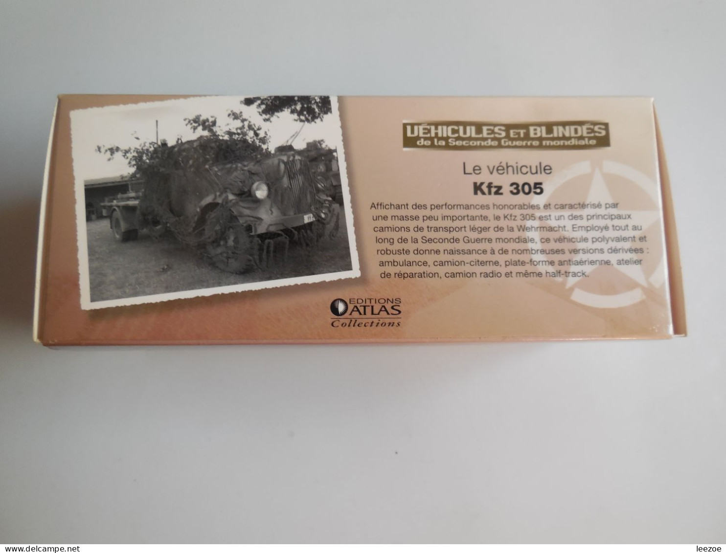 ATLAS Véhicules et blindés KFZ 305 et M21 (M3A) HALF TRACK série limitée 200/2000