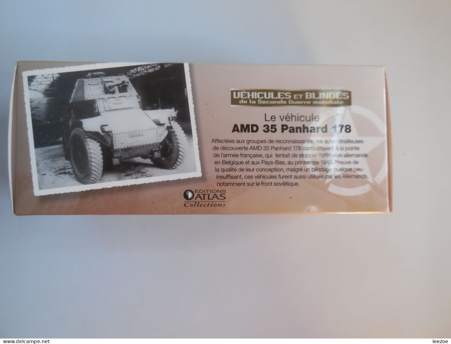 ATLAS Véhicules et blindés AMD 35 PANHARD 178 et CHAR CENTAURO série limitée 186/2000