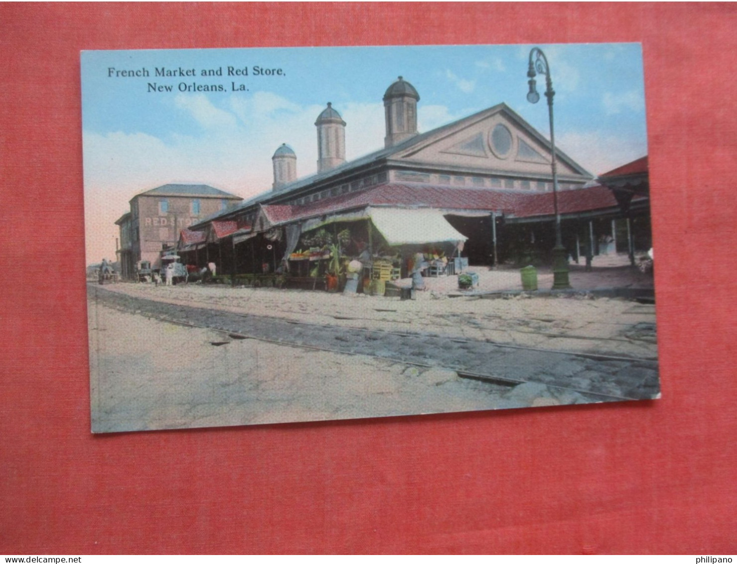 French Market & Red Store.  New Orleans Louisiana > New Orleans    Ref 6089 - New Orleans