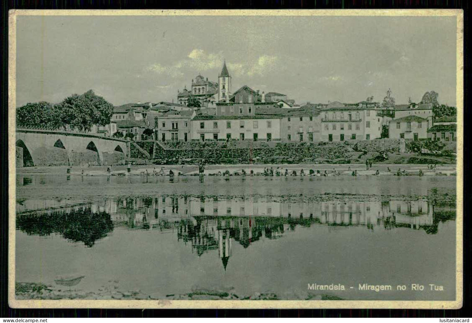 MIRANDELA - Miragem No Rio Tua. ( Ed. De Antonio Adelino Martins) Carte Postale - Bragança