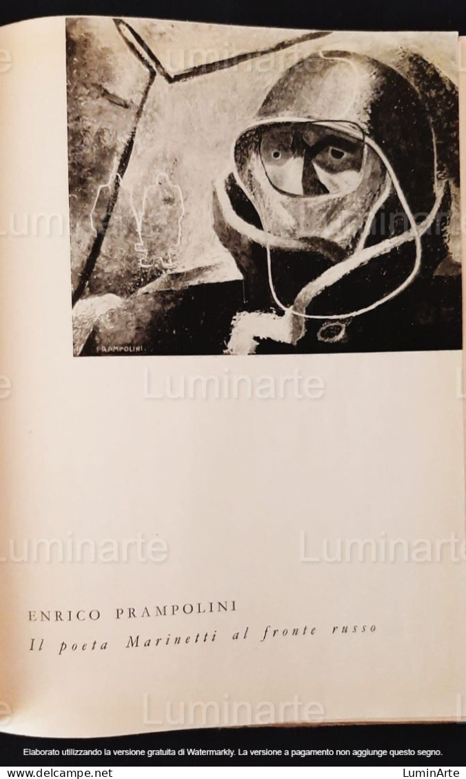 Futurismo 'Bombardata Napoli Canta' -1943 Bellanova Marinetti - Arts, Antiquity