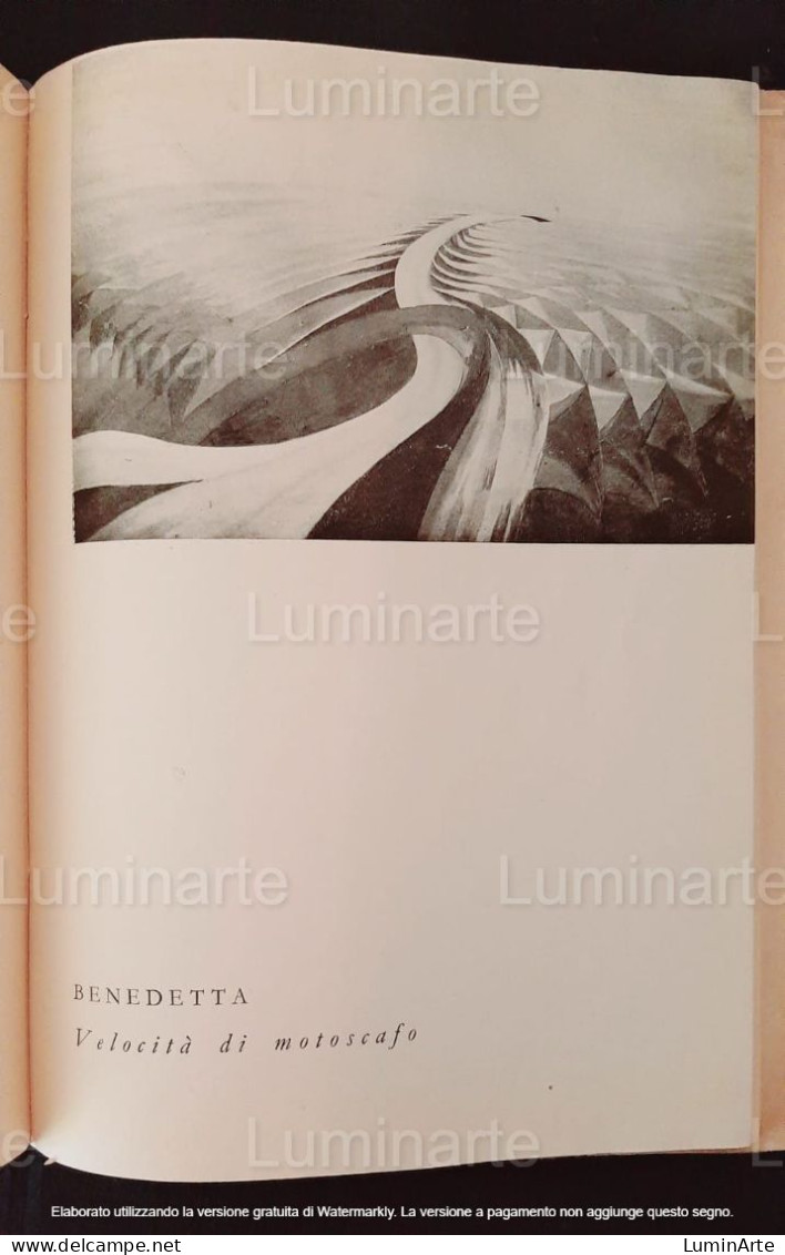 Futurismo 'Bombardata Napoli Canta' -1943 Bellanova Marinetti - Kunst, Antiek