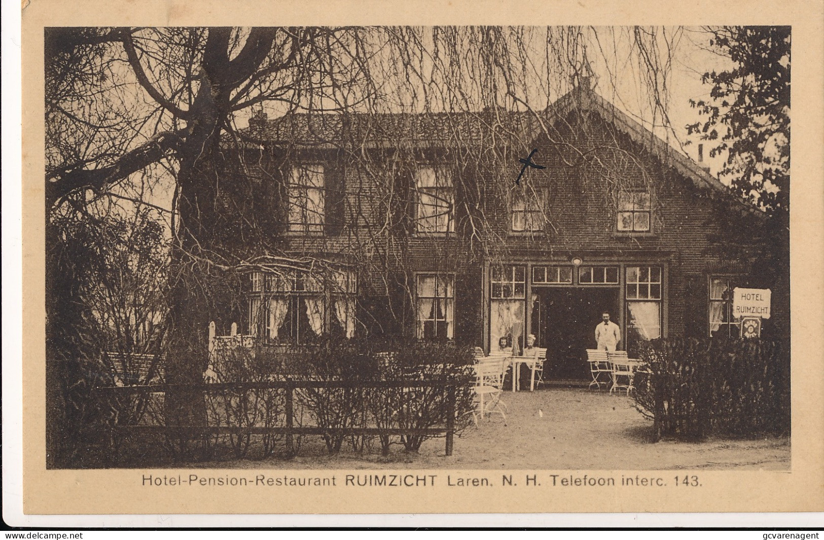 LAREN      HOTEL PENSION RESTAURANT  RUIMZICHT    2 SCANS - Laren (NH)