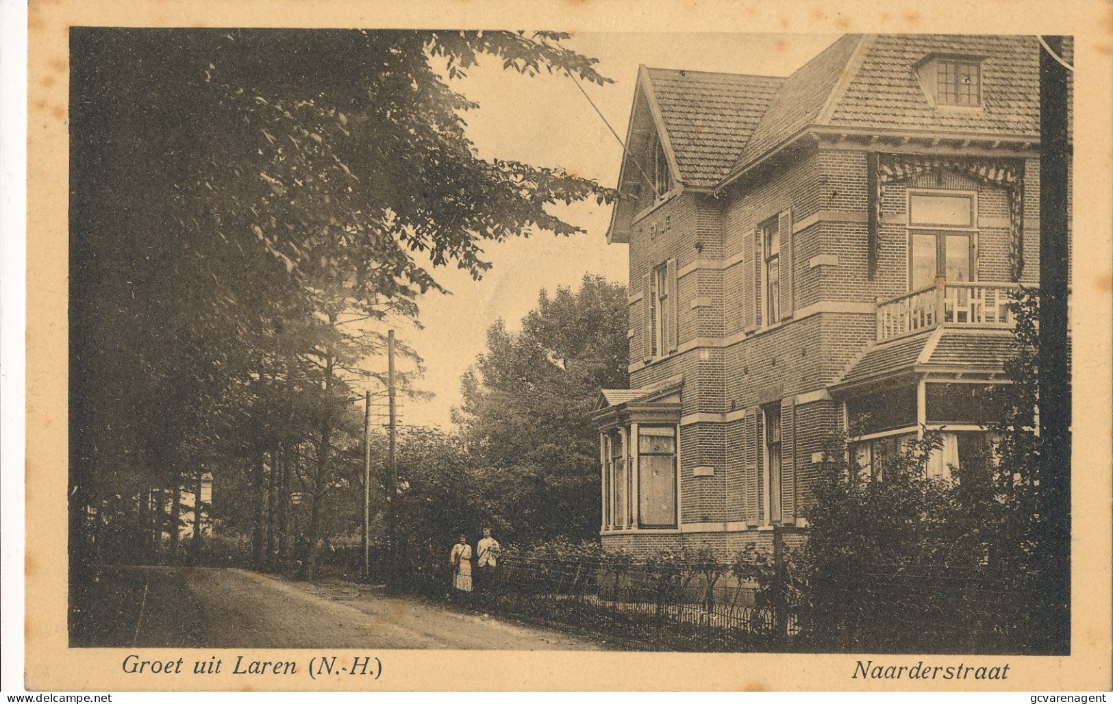 GROET UIT LAREN      NAARDERSTRAAT    2 SCANS - Laren (NH)