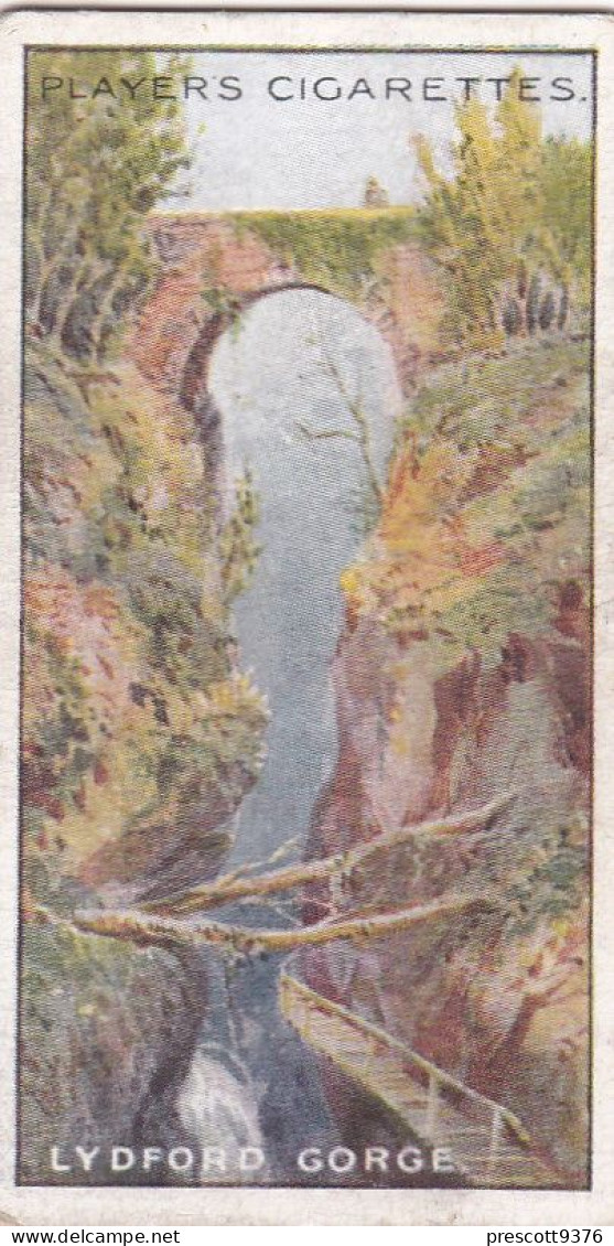 Gems Of British Scenery 1917 - Players Cigarette Card - 4 Lydford Gorge, Dartmoor - Player's