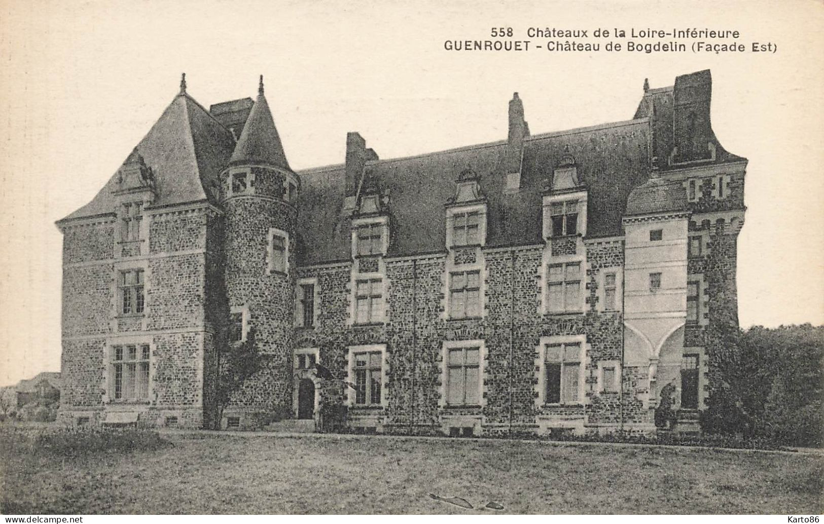 Guenrouet * Le Château De Bogdelin , Façade Est * Châteaux De La Loire Inférieure N°558 - Guenrouet