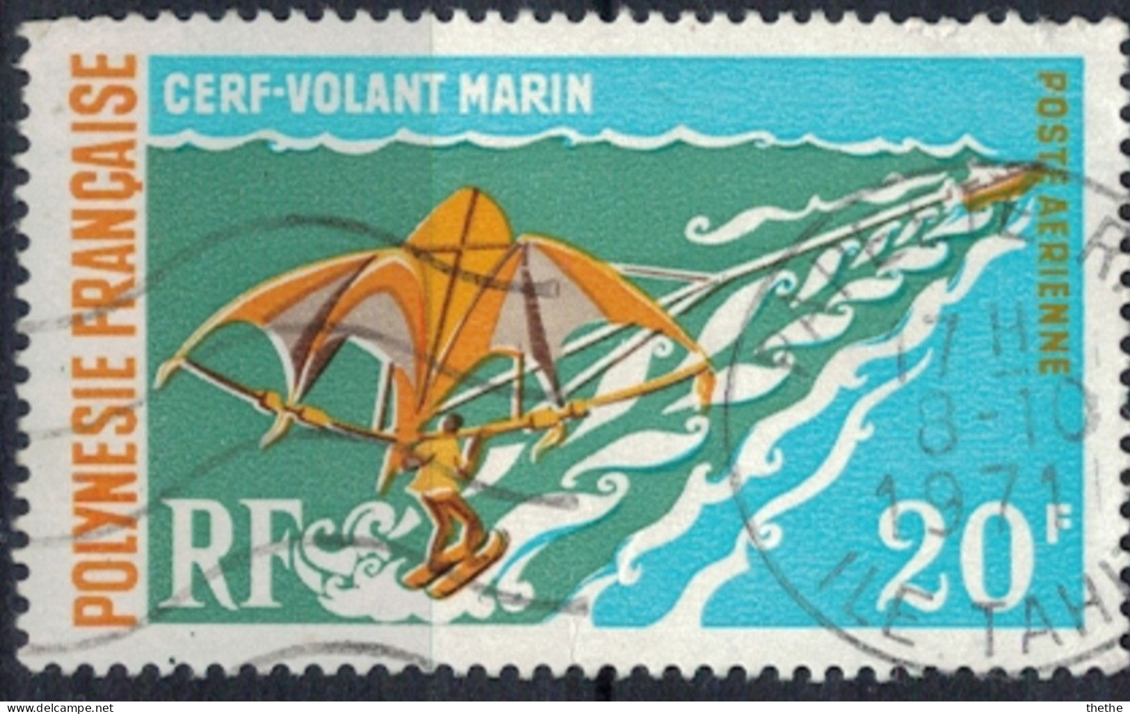 POLYNESIE - Cerf-Volant Marin - Oblitérés