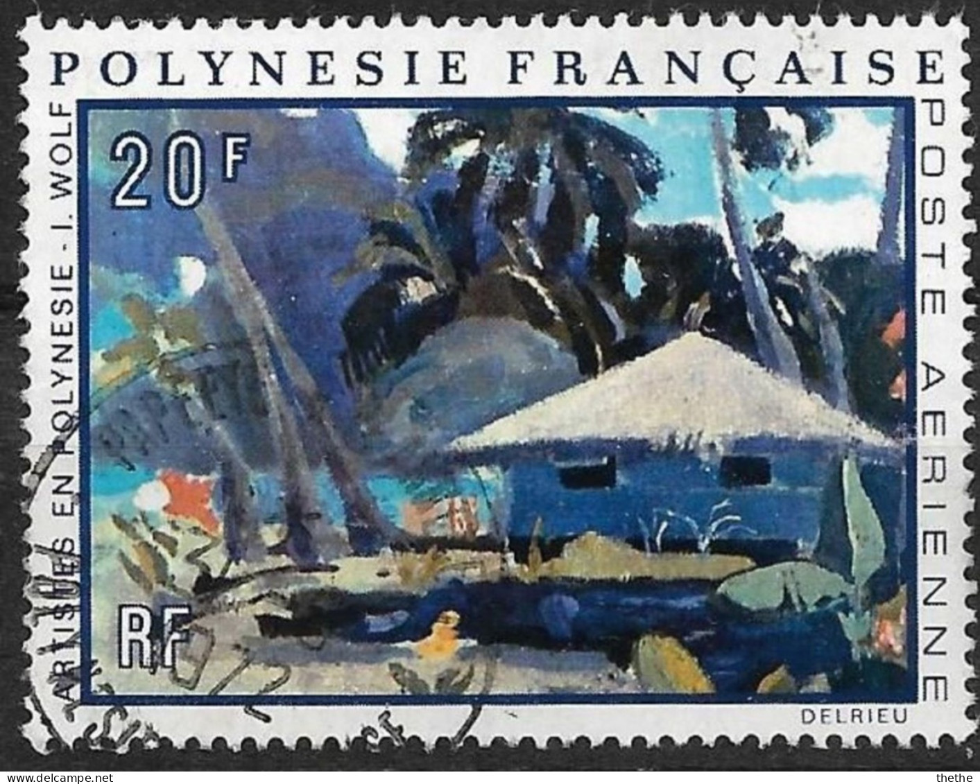 POLYNESIE - Paysage, Isabelle Wolf - Oblitérés