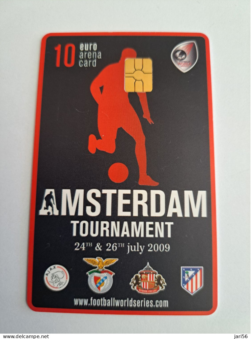 NETHERLANDS CHIPCARD / €10,- + € 20,- FOOTBAL/SOCCER TOURNAMENT ,- ARENA CARD / 2CARDS/ - USED CARD  ** 13591** - Public