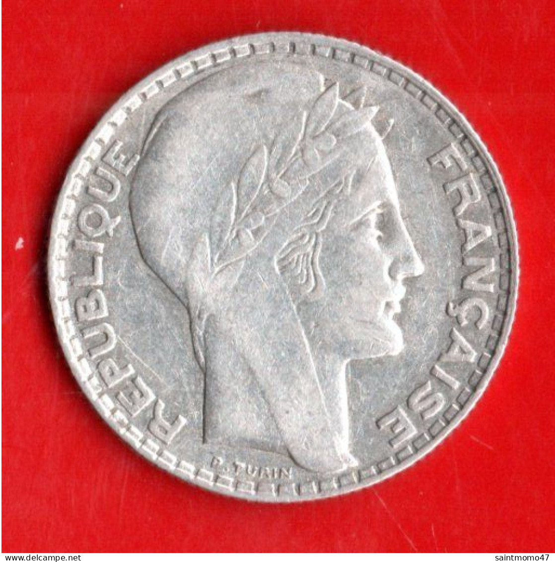 MONNAIE FRANCE . ARGENT 10 FRANCS 1929 TURIN - Réf. N°82M - - 10 Francs