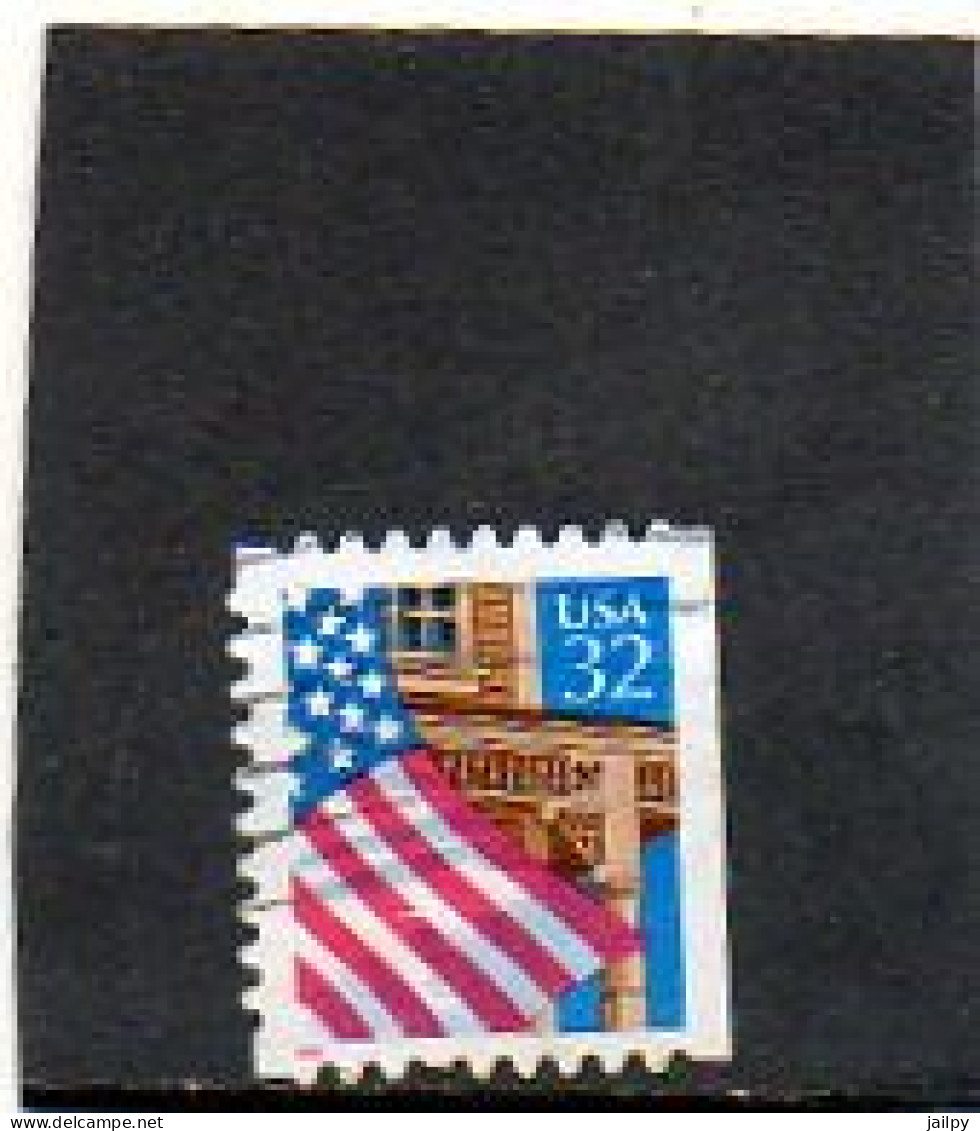 ETATS-UNIS       32 C  De Carnet    1996    Y&T:2474a       Coté Droit  Non Dentelé    Oblitéré - 3. 1981-...