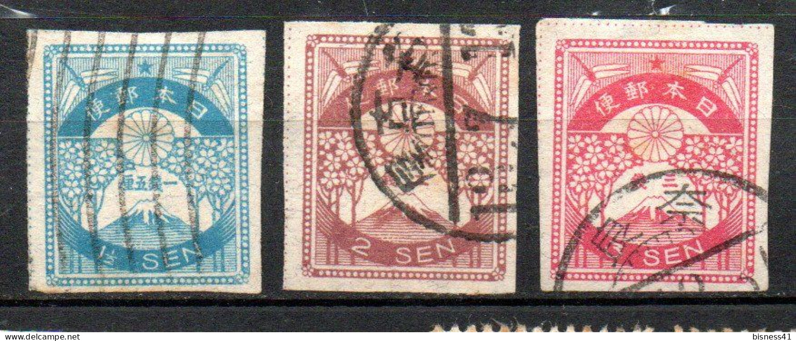 Col33 Asie Japon 1923 N° 176 à 178 Oblitéré Cote : 8,00€ - Used Stamps