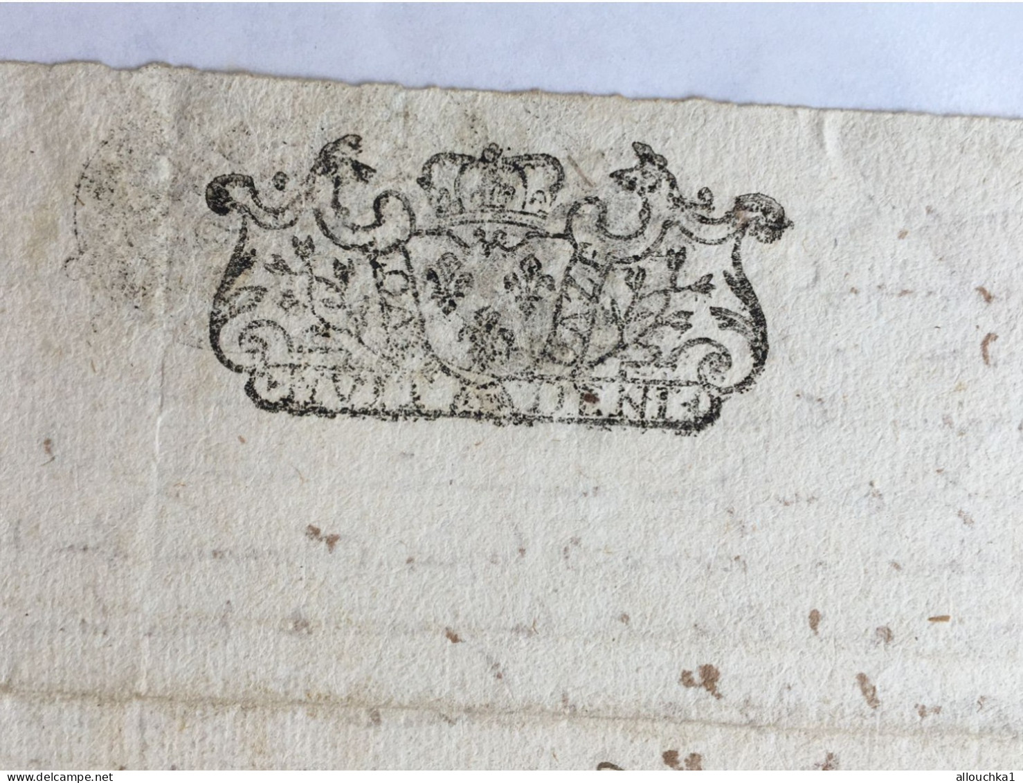 25-09-1721 Blason Cachet De Provence Parchemin Manuscrit 18é Siècle Les Présidents Trésoriers G'neraux De France Lire .. - Manuscrits