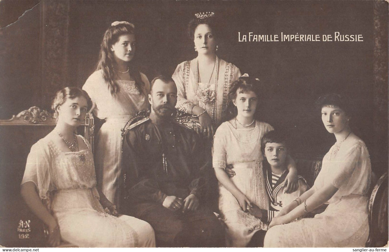 CPA RUSSIE LA FAMILLE IMPERIALE DE RUSSIE - Russia