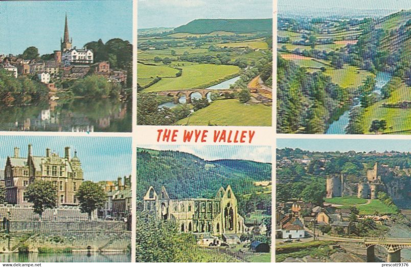 The Wye Valley, Herefordshire, Multiview  - Unused Postcard - UK7 - Herefordshire