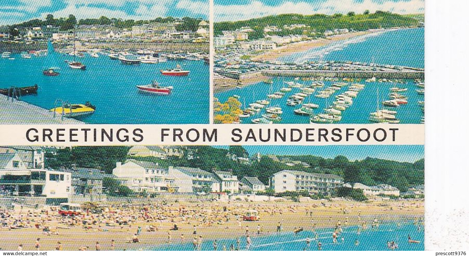 Greetings From Saundersfoot, Pembrokeshire, Multiview  - Unused Postcard - UK7 - Pembrokeshire