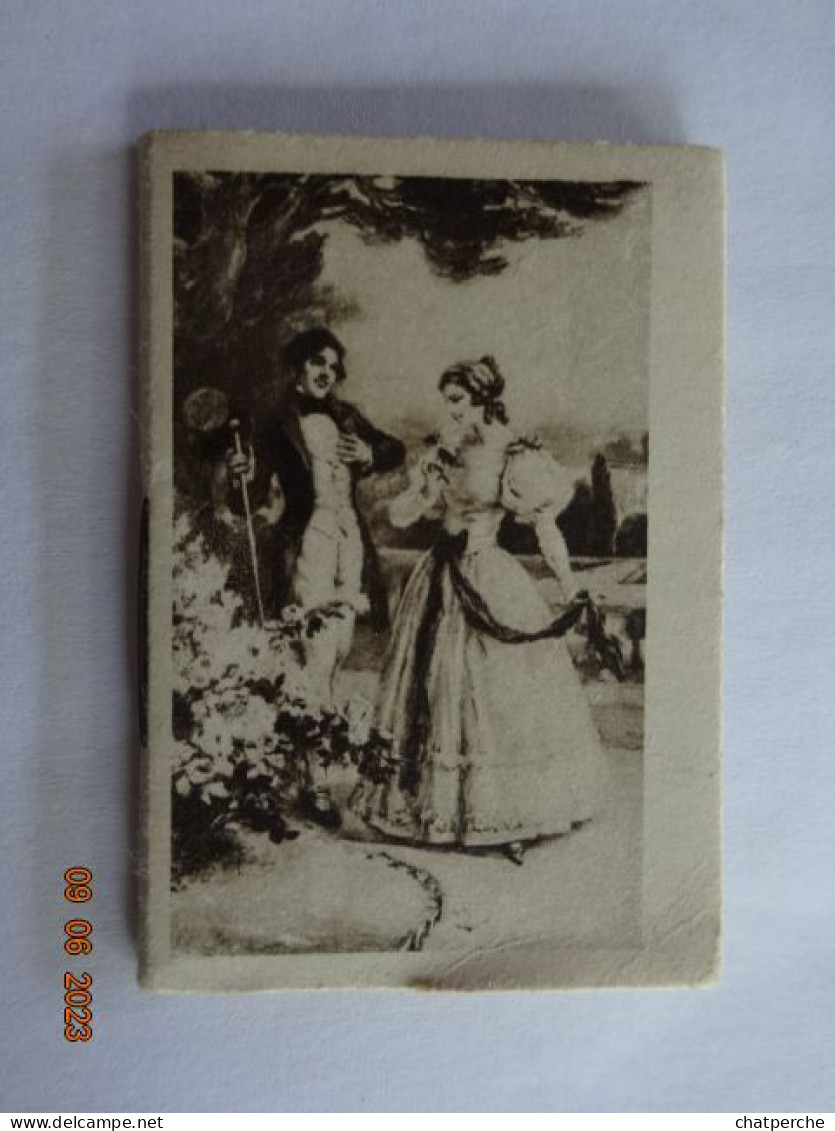 CALENDRIER  1938 COUPLE SE PROMENANT PUBLICITE GRANDE PHARMACIE  LAFAYETTE PARIS - Petit Format : 1921-40